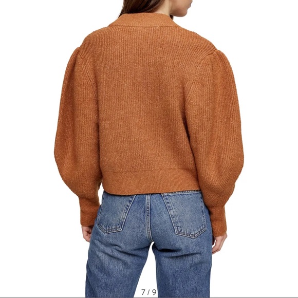 NWT Topshop Supersoft Volume Sleeve Sweater - Picture 4 of 5